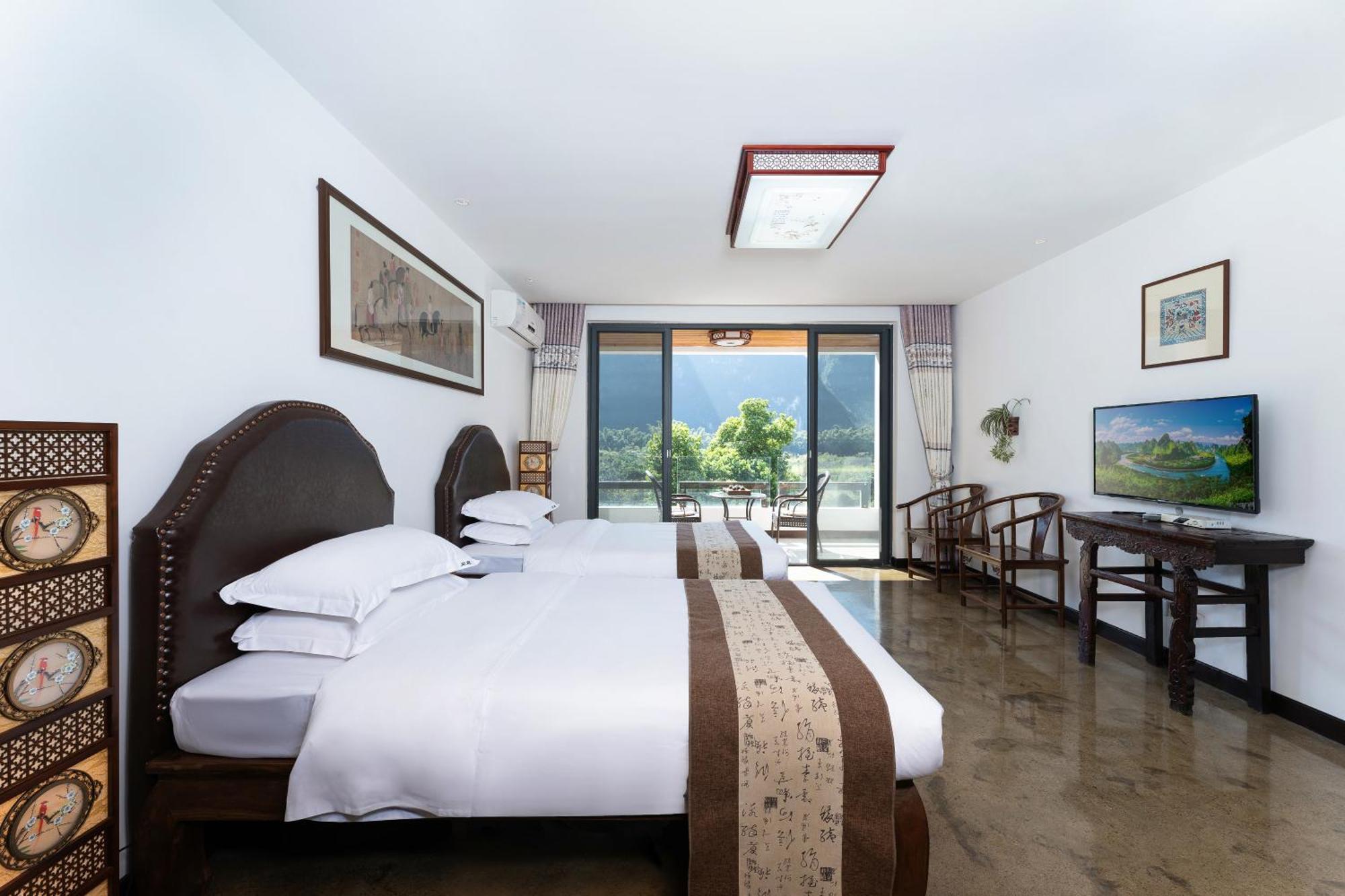 Leisure Courtyard Hotel Yangshuo-Free Shuttle Bus To Yangshuo Station Stay 2 Nights One Way Екстериор снимка
