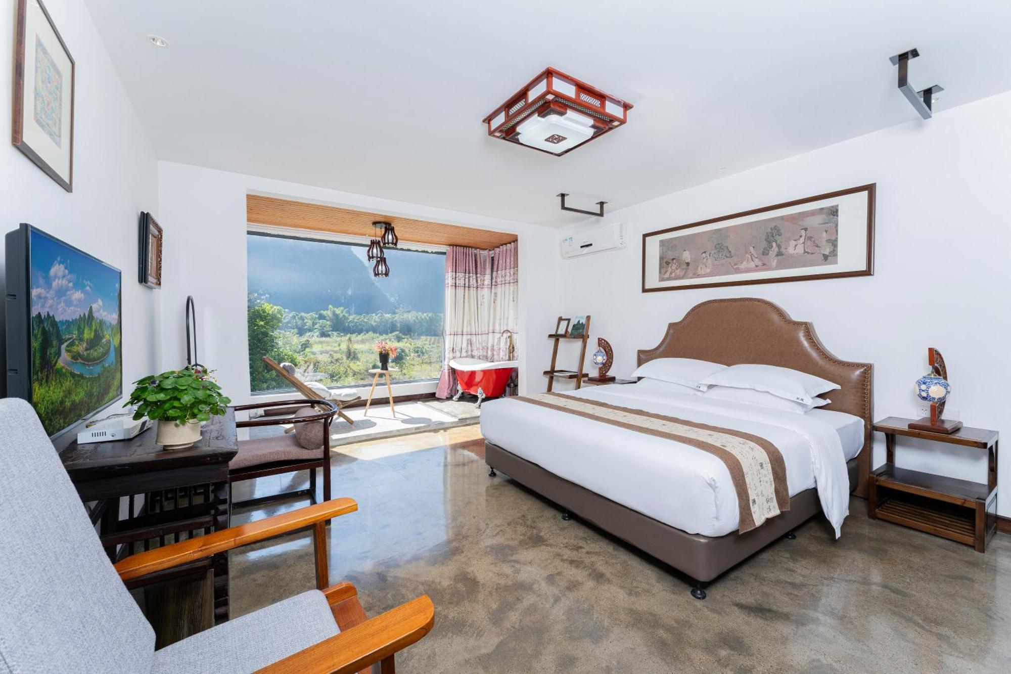 Leisure Courtyard Hotel Yangshuo-Free Shuttle Bus To Yangshuo Station Stay 2 Nights One Way Екстериор снимка
